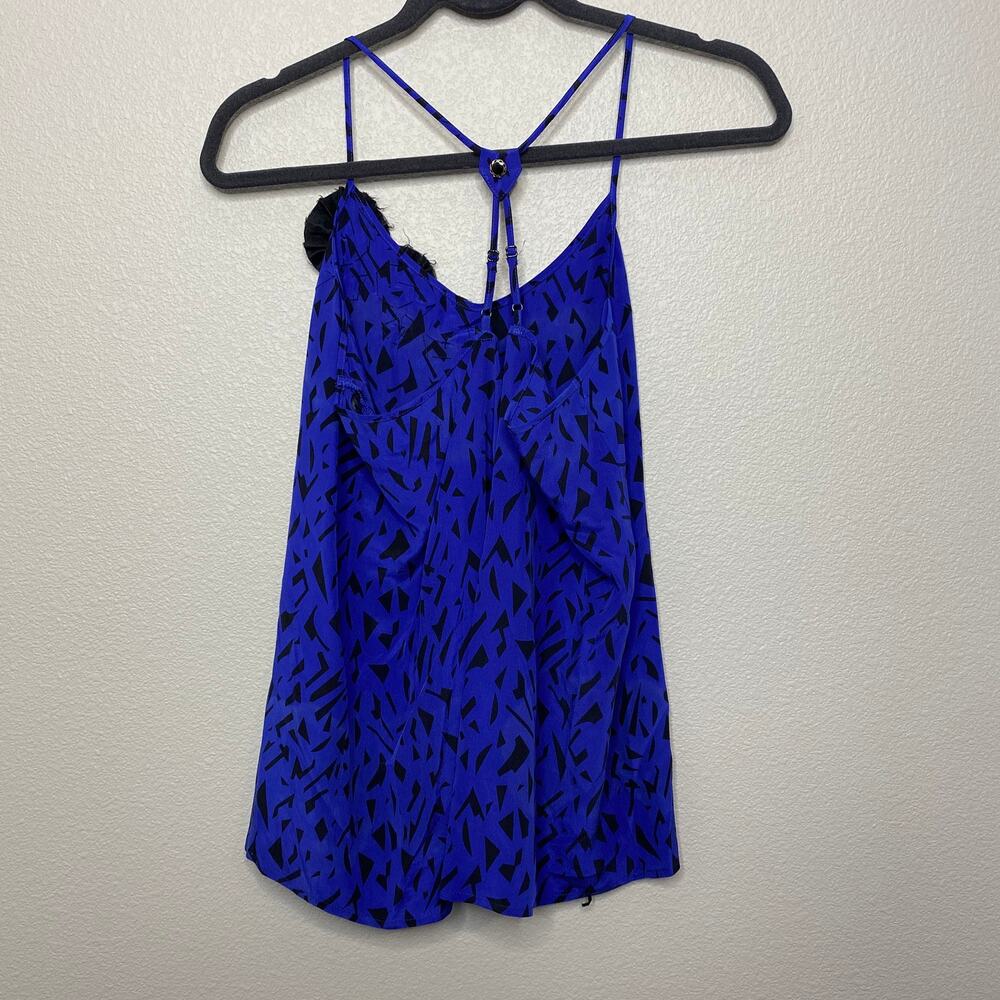 Yumi Kim Blue Silk Tank Blouse Size‎ S - Picture 3 of 6